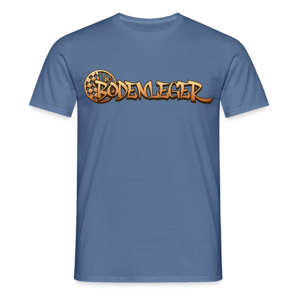 Unisex T-Shirt "Bodenleger" Taubenblau Männer T-Shirt