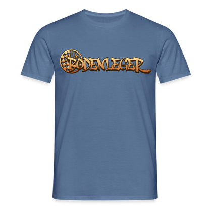 Unisex T-Shirt "Bodenleger" Taubenblau Männer T-Shirt