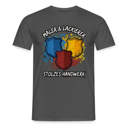 Unisex Männer T-Shirt „Maler & Lackierer – Stolzes Handwerk“ von Spreadconnect, Frontansicht