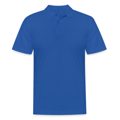 Männer Poloshirt "Gerüstbauer" (hinten bedruckt) - Royalblau