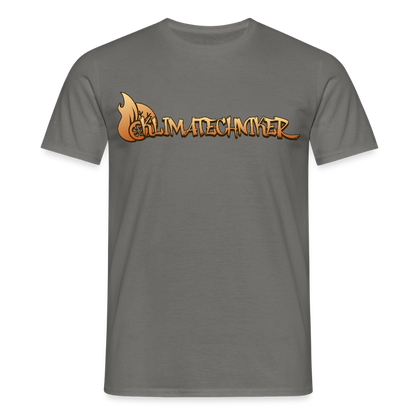 Unisex T-Shirt "Klimatechniker" Graphit Männer T-Shirt