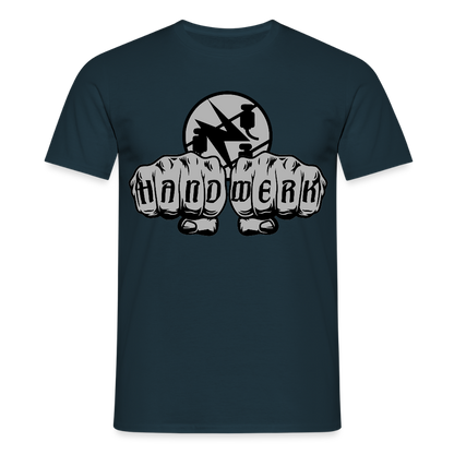 Unisex T-Shirt "Elektriker" Navy Männer T-Shirt