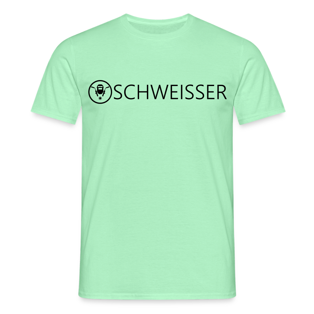 Unisex T-Shirt "Schweisser" Mintgrün Männer T-Shirt