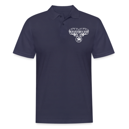 Männer Poloshirt "Fleischer" Navy Männer Poloshirt