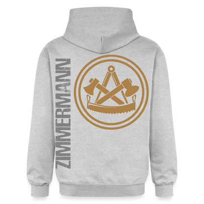 Gildan Unisex Softstyle® "Zimmermann" Hellgrau meliert Gildan Unisex Softstyle® Midweight Hoodie