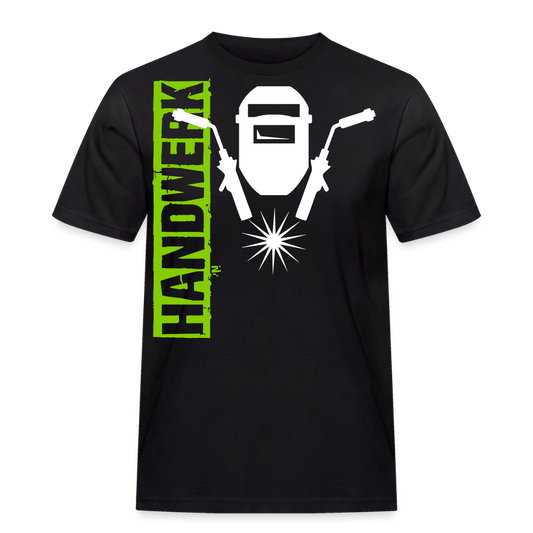 Unisex Workwear T-Shirt "Schweisser" - Schwarz