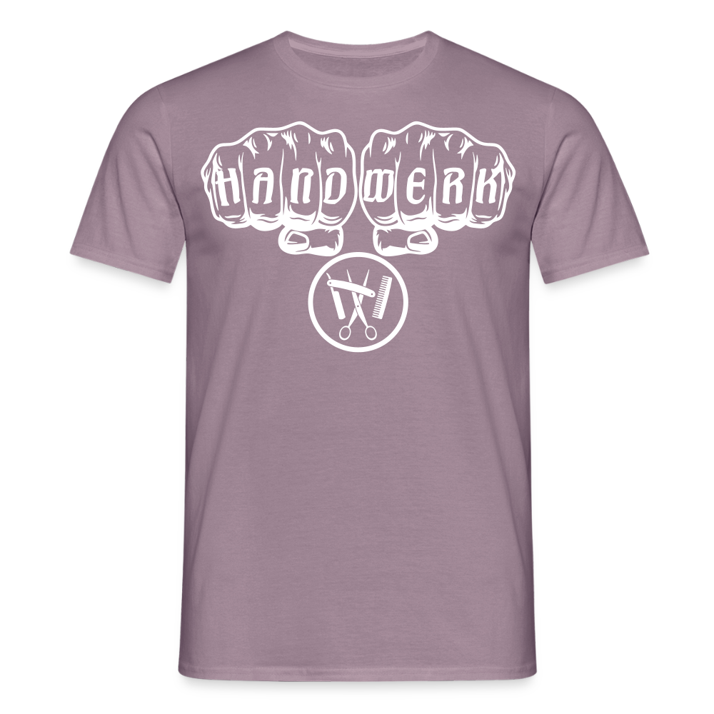 Unisex T-Shirt "Friseur" Lilagrau Männer T-Shirt