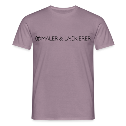 Unisex T-Shirt "Maler+Lackierer" Lilagrau Männer T-Shirt