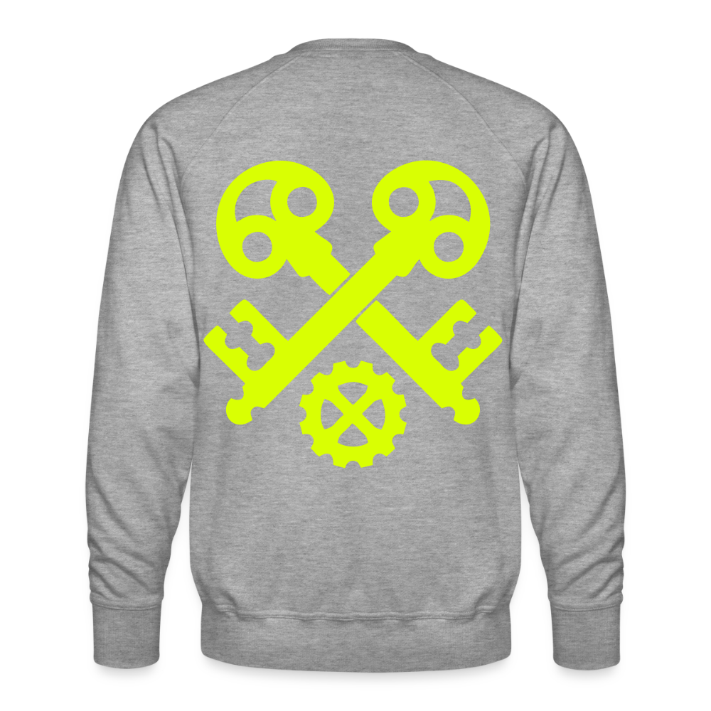 Unisex Premium Pullover "Schlosser" neongelb Männer Premium Pullover