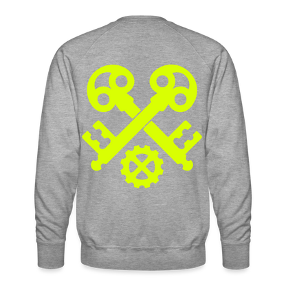 Unisex Premium Pullover "Schlosser" neongelb Männer Premium Pullover