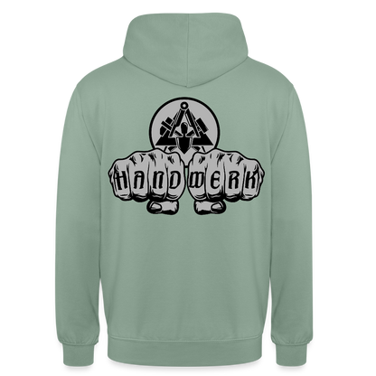 Unisex Hoodie "Maurer" beidseitig bedruckt Unisex Hoodie