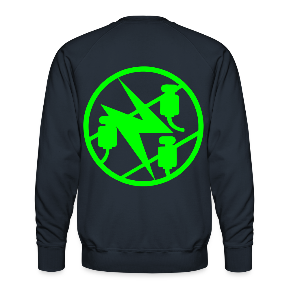 Unisex Premium Pullover "Elektriker" neongrün Männer Premium Pullover