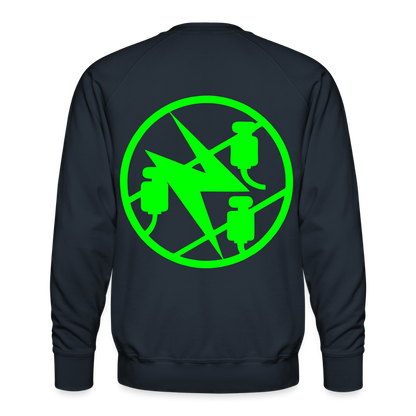 Unisex Premium Pullover "Elektriker" neongrün Männer Premium Pullover