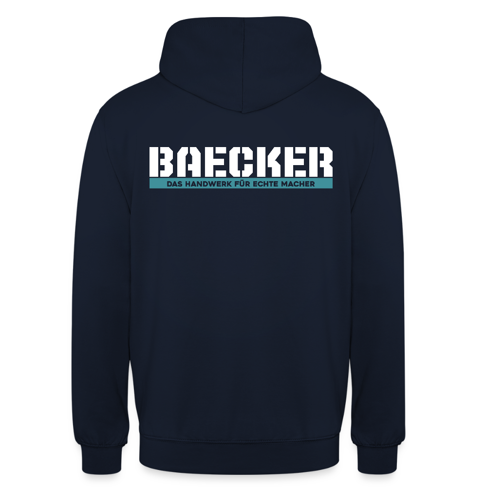 Unisex Hoodie HW-300 | MACHER "Bäcker" Navy Unisex Hoodie {{ color }}