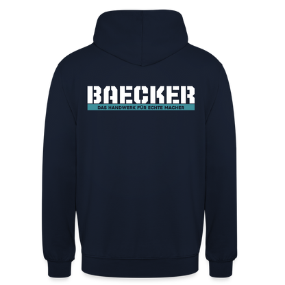Unisex Hoodie HW-300 | MACHER "Bäcker" Navy Unisex Hoodie {{ color }}