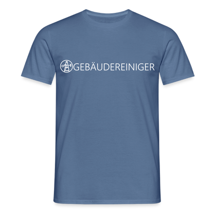 Unisex T-Shirt "Gebäudereiniger" Taubenblau Männer T-Shirt