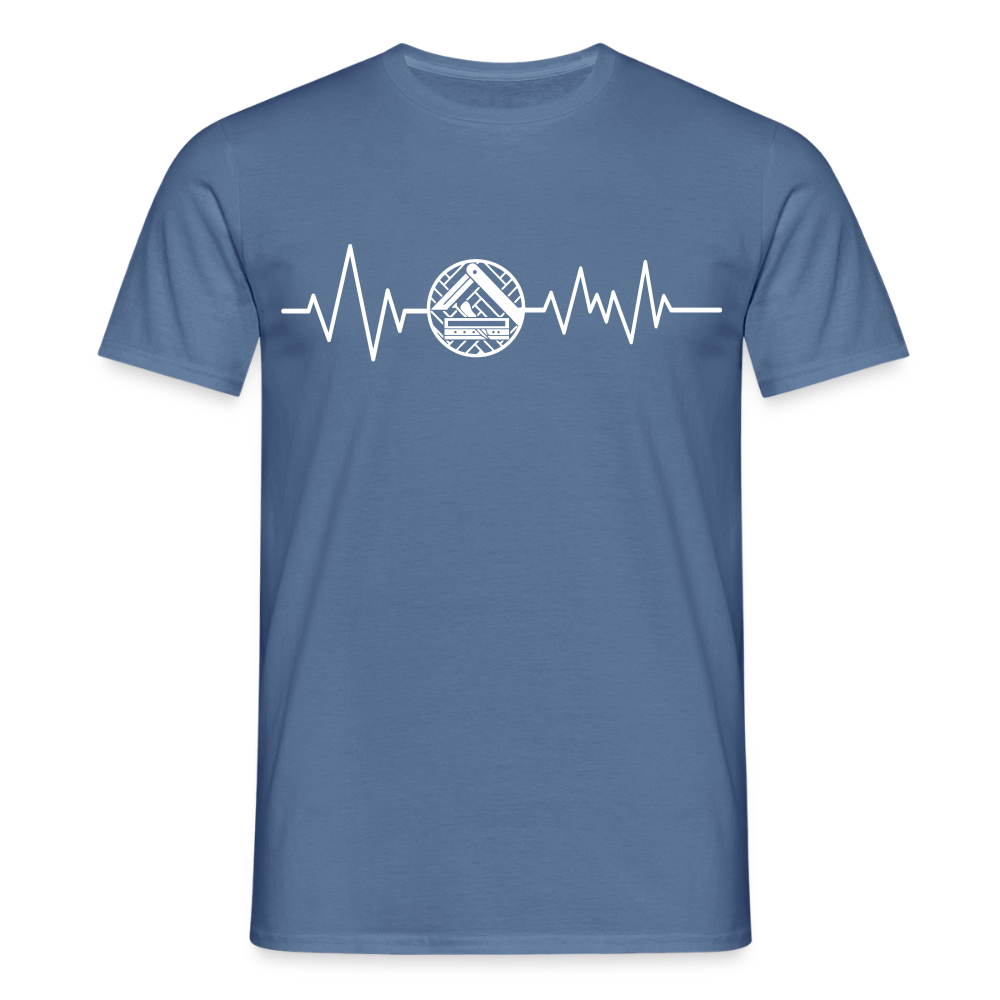 Unisex T-Shirt "Parkettleger" Taubenblau Männer T-Shirt
