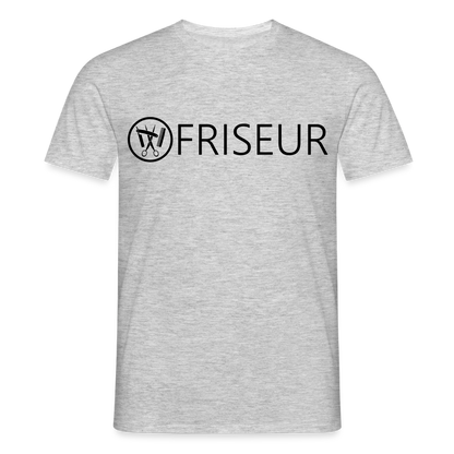 Unisex T-Shirt "Friseur" Grau meliert Männer T-Shirt