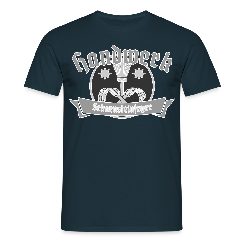 Unisex T-Shirt "Schornsteinfeger" Navy Männer T-Shirt