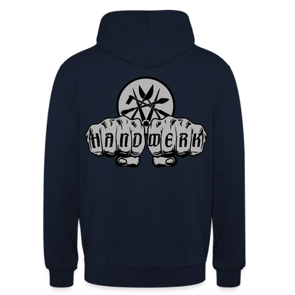Unisex Hoodie "Spengler" beidseitig bedruckt - Navy