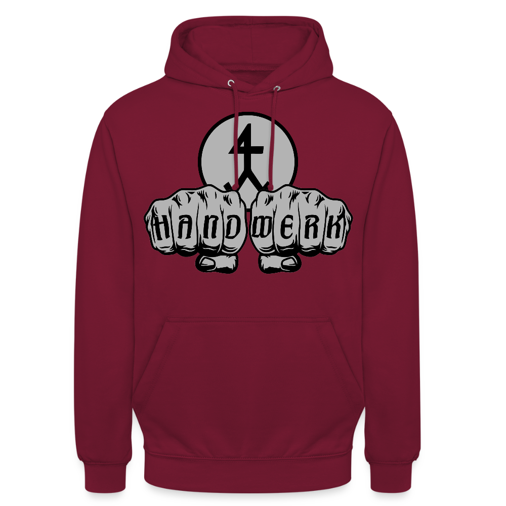 Unisex Hoodie "Steinmetz" Bordeaux Unisex Hoodie