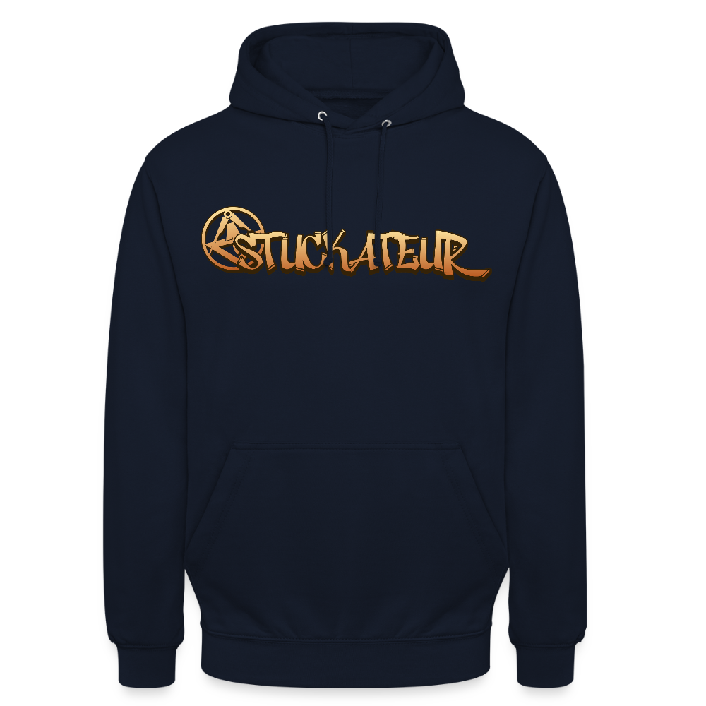 Unisex Hoodie "Stuckateur" Navy Unisex Hoodie