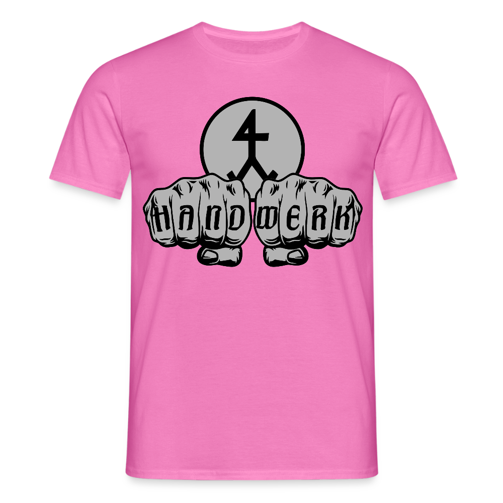 Unisex T-Shirt "Steinmetz" Pink Männer T-Shirt
