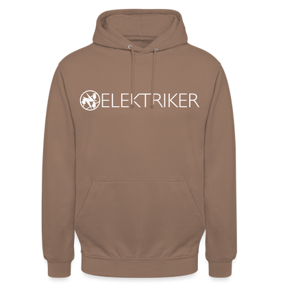 Unisex Hoodie "Elektriker" Mokka Unisex Hoodie