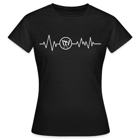 Frauen T-Shirt "Friseur" Schwarz Frauen T-Shirt
