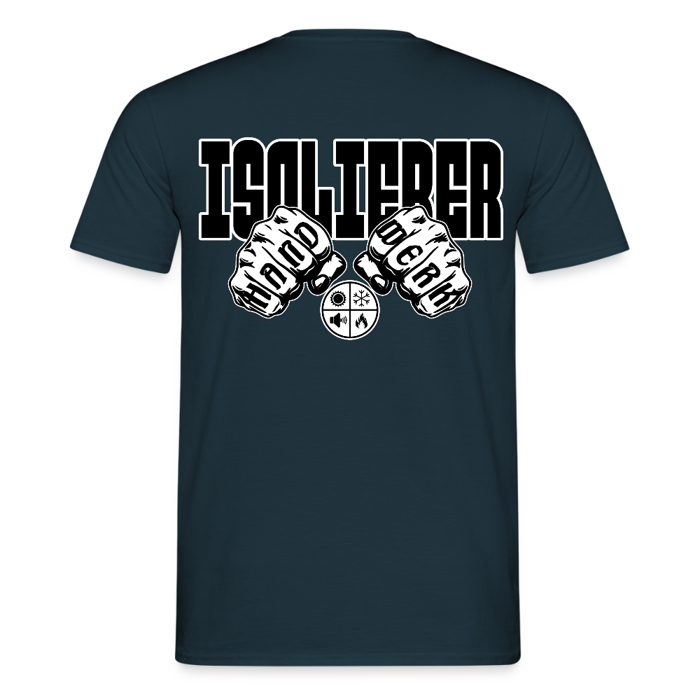 Unisex T-Shirt "Isolierer" Navy Männer T-Shirt