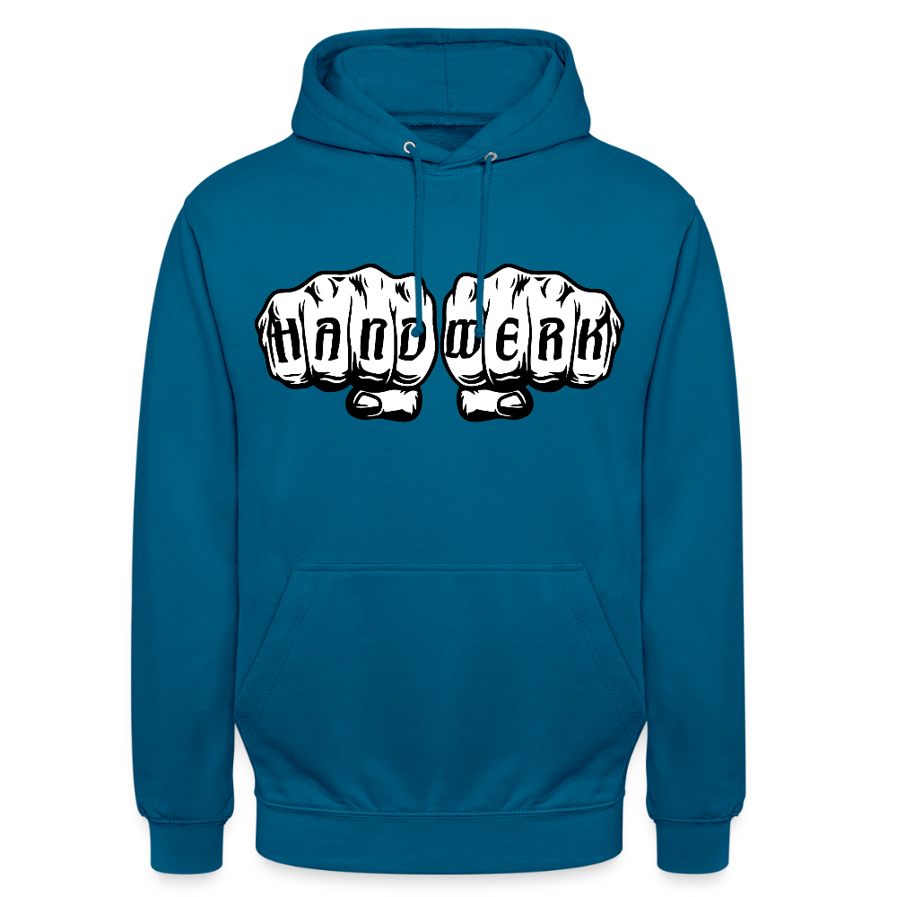 Unisex Hoodie "Handwerk" Tiefseeblau Unisex Hoodie