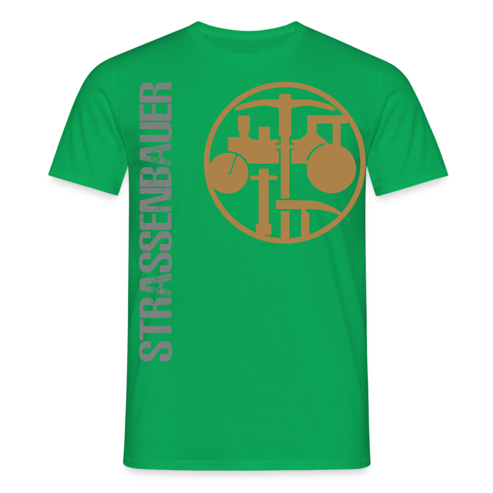 Unisex T-Shirt "Strassenbauer" Kelly Green Männer T-Shirt