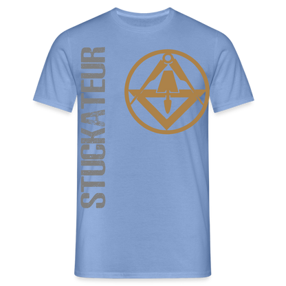 Unisex T-Shirt "Stuckateur" carolina blue Männer T-Shirt