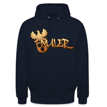 Unisex Hoodie "Maler" Navy Unisex Hoodie