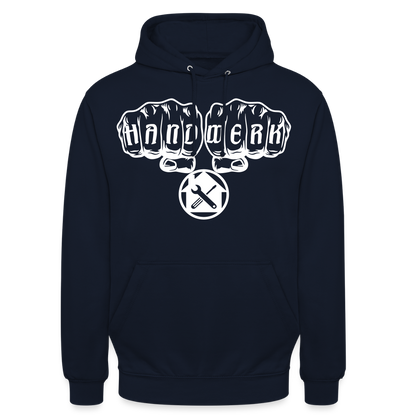 Unisex Hoodie "Hausmeister" Navy Unisex Hoodie