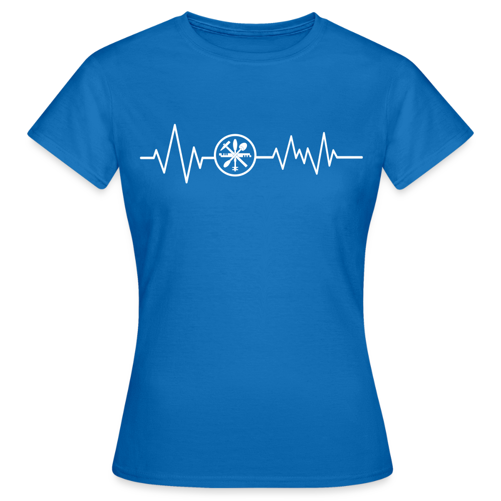 Frauen T-Shirt "Glaser" Royalblau Frauen T-Shirt