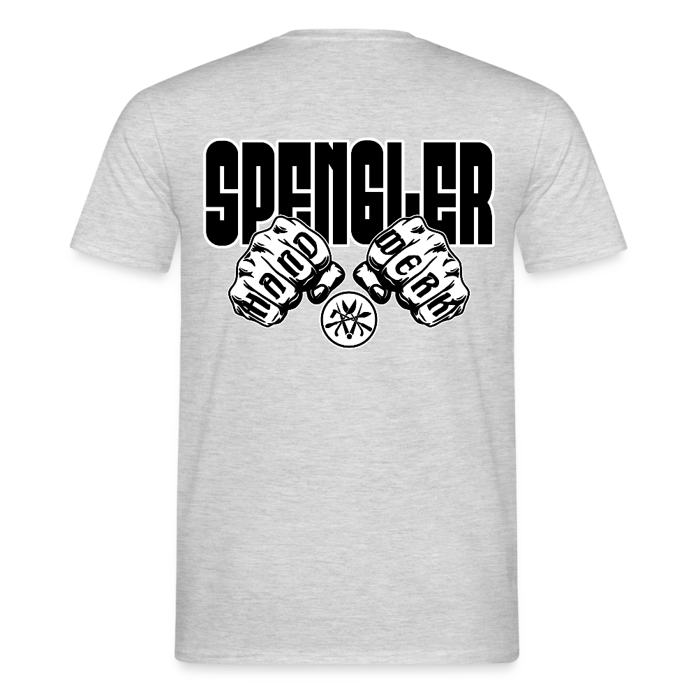Unisex T-Shirt "Spengler" - Grau meliert