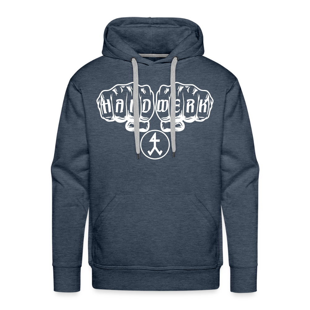 Männer Premium Hoodie "Steinmetz" Jeansblau Männer Premium Hoodie