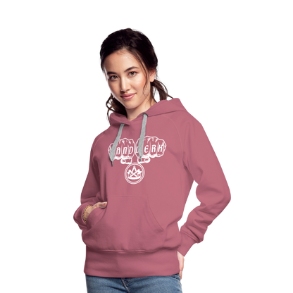 Frauen Premium Hoodie "Zimmermann" - Malve