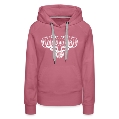 Frauen Premium Hoodie "Gerüstbauer" - Malve