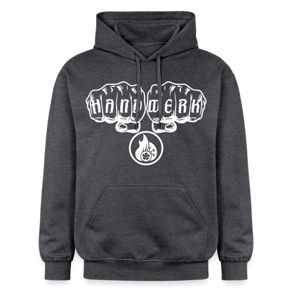 Gildan Unisex Softstyle® "Klimatechniker" Dunkelgrau meliert Gildan Unisex Softstyle® Midweight Hoodie