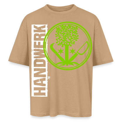 Oversized Unisex T-Shirt "GaLaBauer" Beige Oversized Unisex T-Shirt