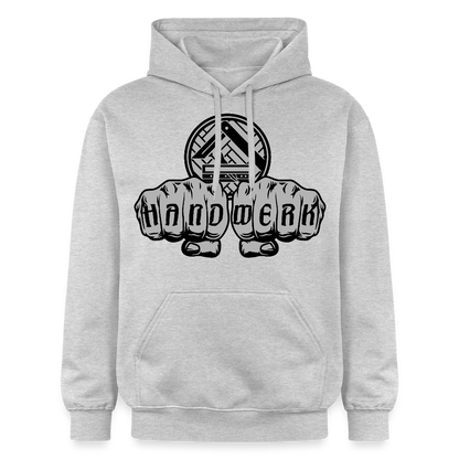 Gildan Unisex Softstyle® "Parkettleger" Hellgrau meliert Gildan Unisex Softstyle® Midweight Hoodie