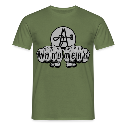 Unisex T-Shirt "Gebäudereiniger" Militärgrün Männer T-Shirt