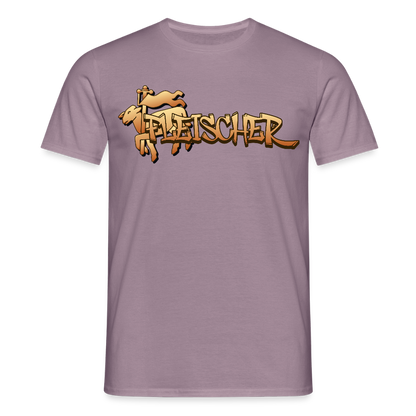 Unisex T-Shirt "Fleischer" Lilagrau Männer T-Shirt