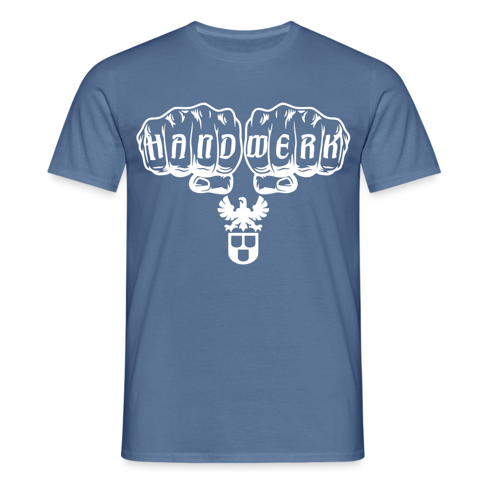 Unisex T-Shirt "Maler" Taubenblau Männer T-Shirt