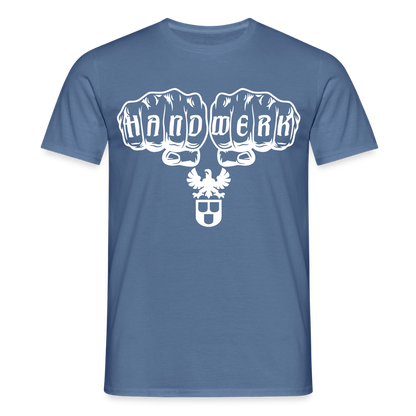 Unisex T-Shirt "Maler" Taubenblau Männer T-Shirt