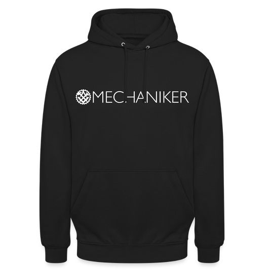 Unisex Hoodie "Mechaniker" Schwarz Unisex Hoodie