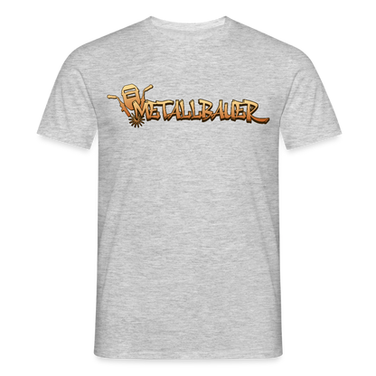 Unisex T-Shirt "Metallbauer" Grau meliert Männer T-Shirt