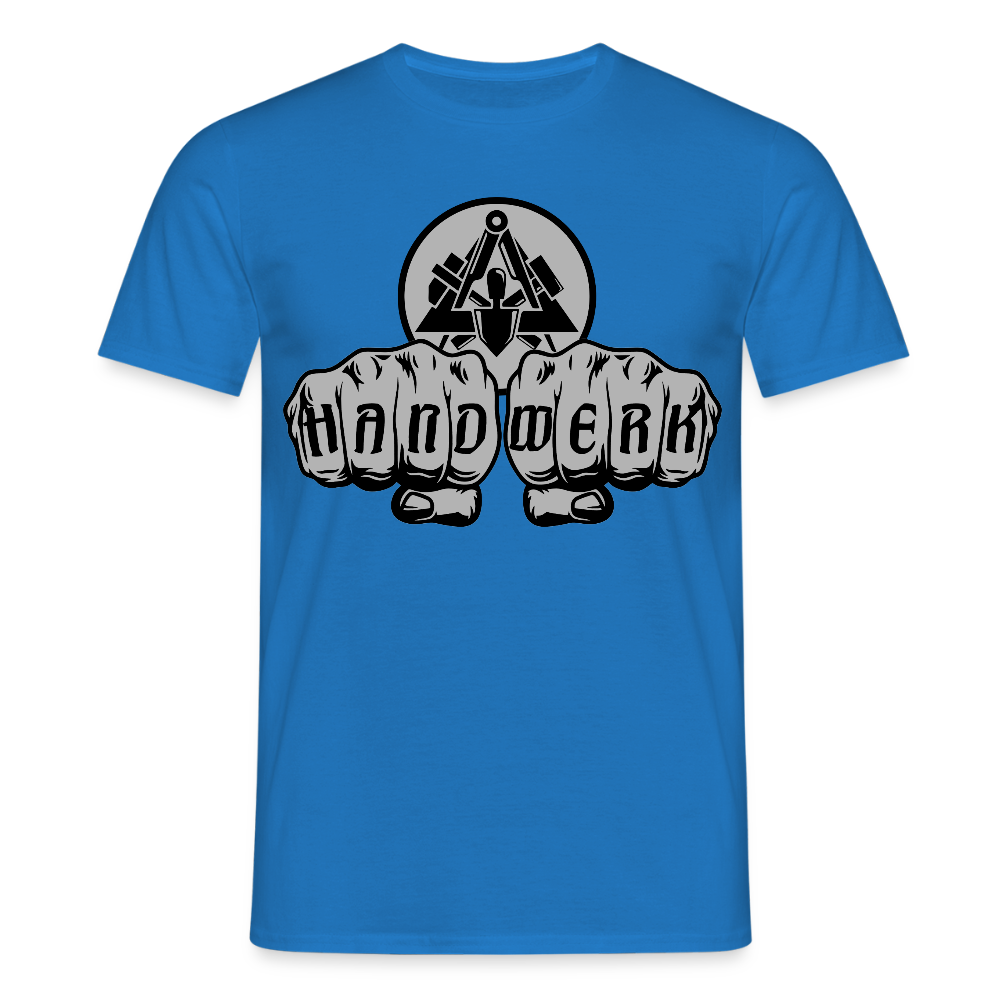 Unisex T-Shirt "Maurer" Royalblau Männer T-Shirt